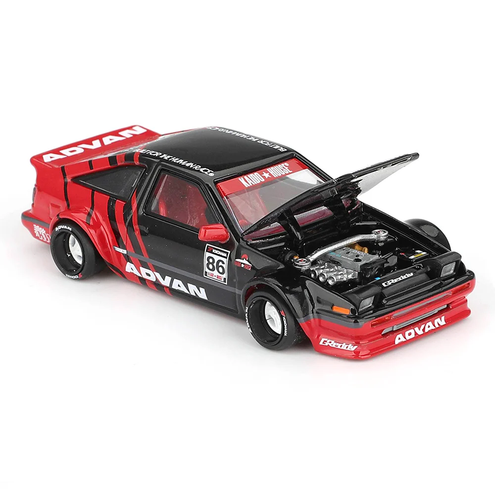 1:64 Toyota AE86 Sprinter Trueno Kaido ADVAN - obrazek 2