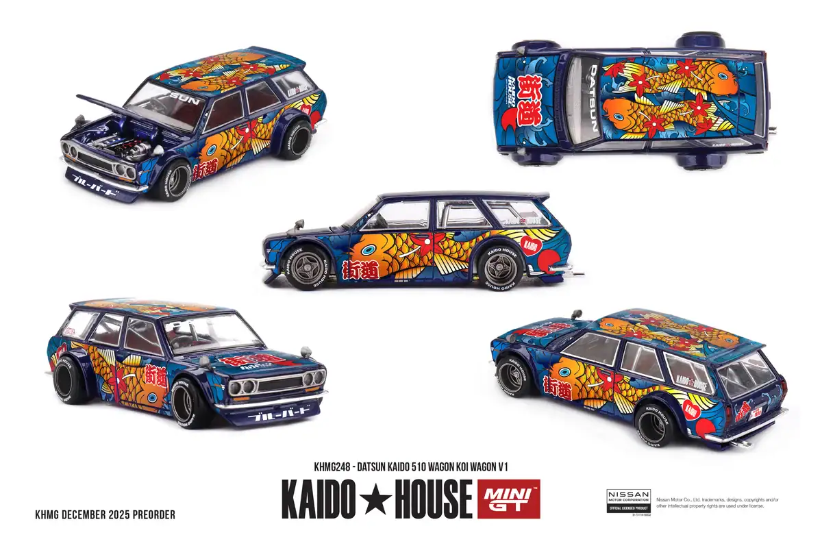 1:64 Datsun KAIDO 510 Wagon Koi Wagon V1
