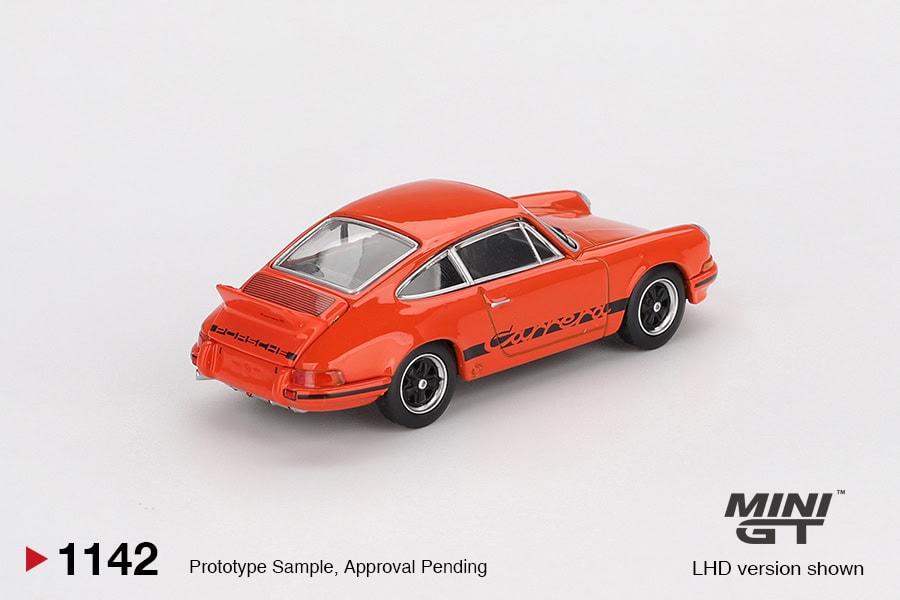 1:64 Porsche 911 Carrera RS 2.7 Tangerine with Black Livery - obrazek 2