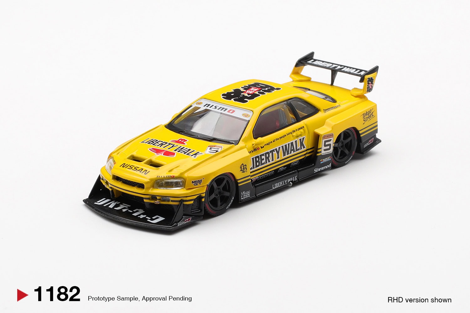 1:64 Nissan LB-ER34 Super Silhouette SKYLINE Sport Yellow