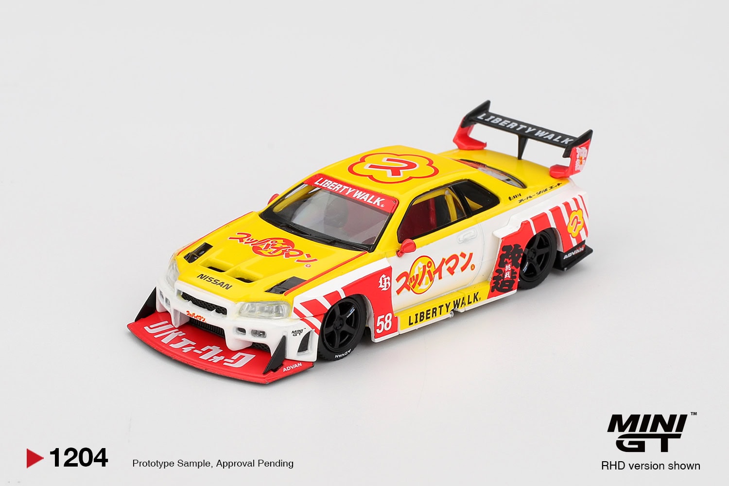 1:64 Nissan LB-ER34 Super Silhouette SKYLINE Suppaiman Okinawa