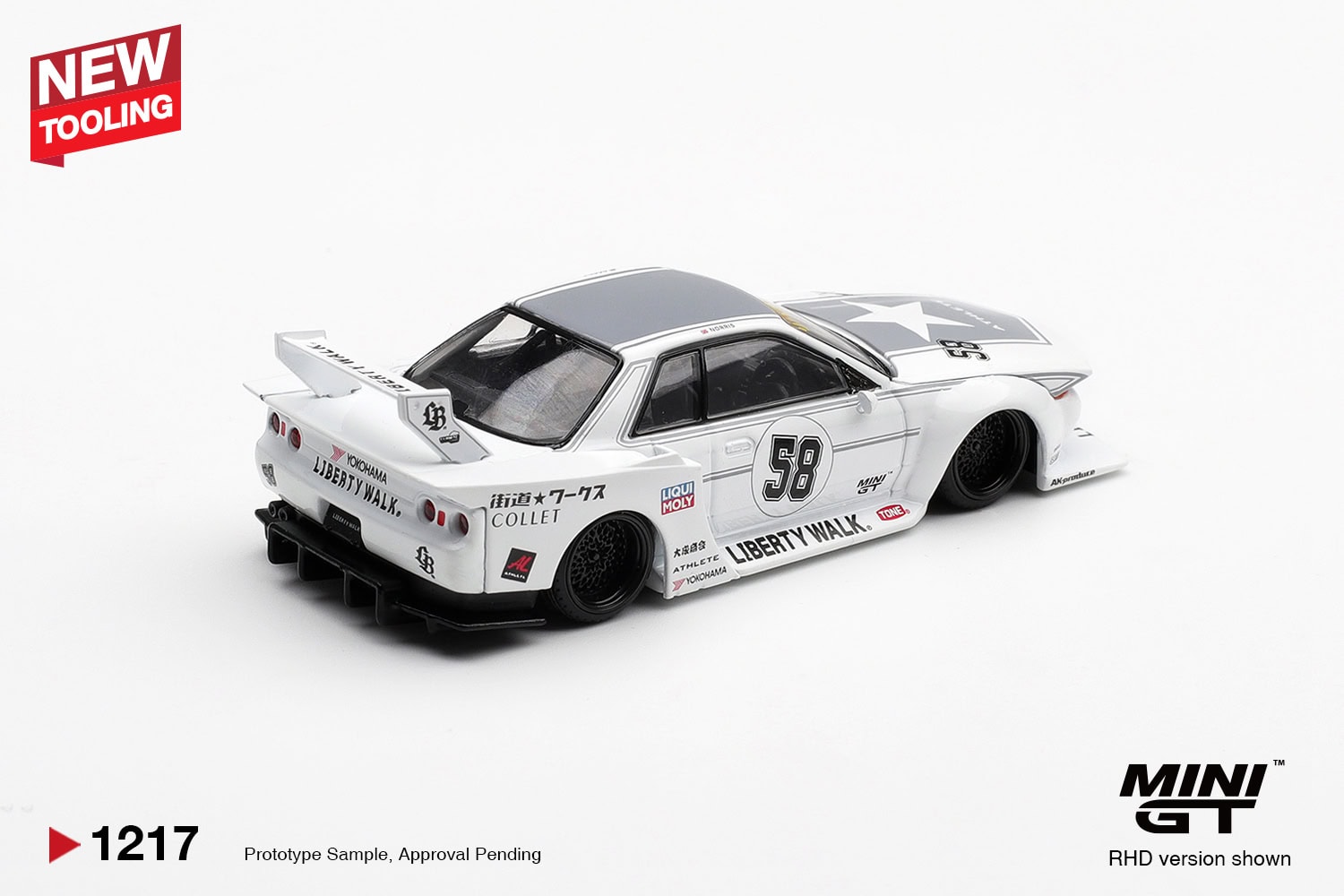1:64 Nissan Skyline GT-R (R32) LBWK Kaido House TAS 2025 - obrazek 2