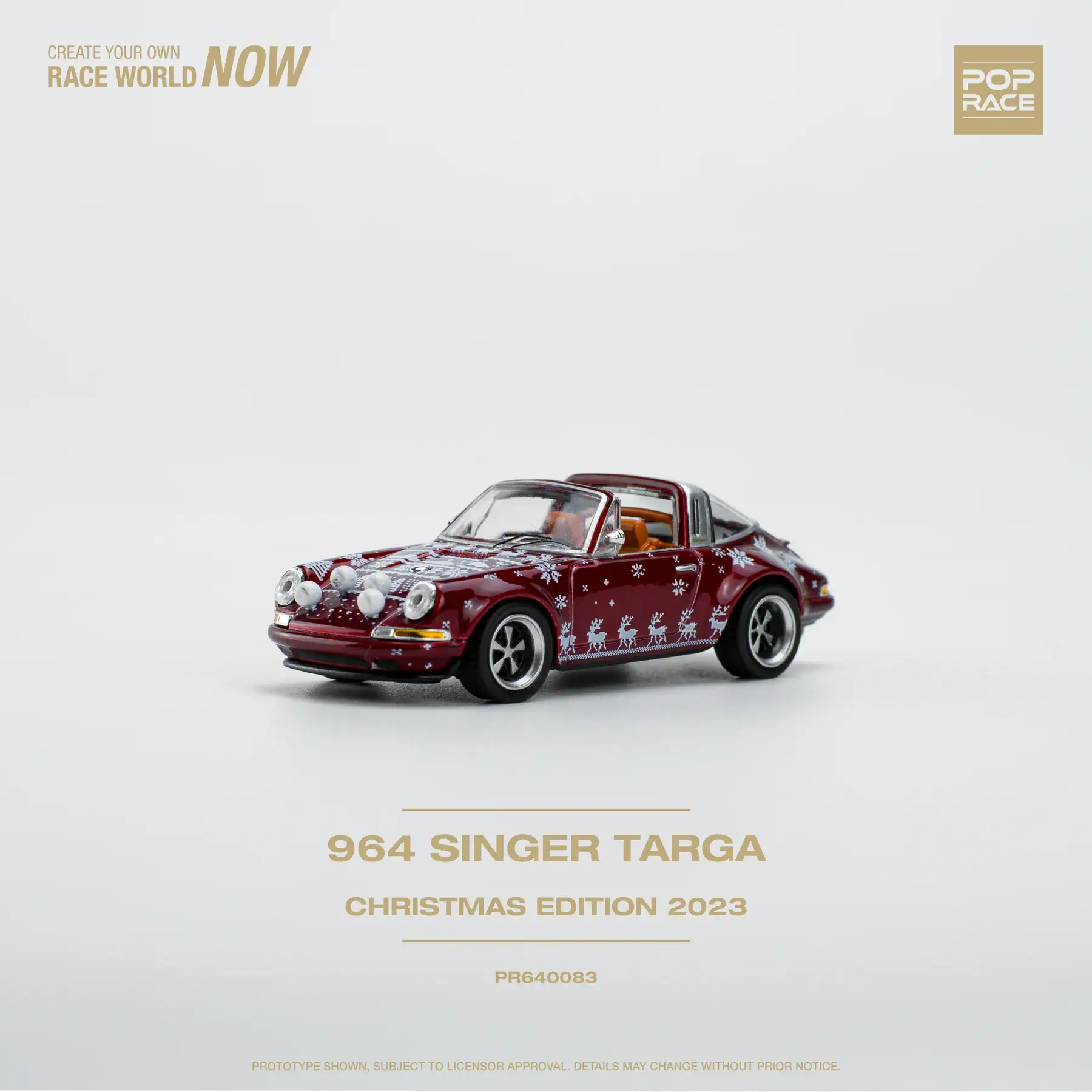 1:64 Porsche Singer Targa Christmas 2023 - obrazek 8
