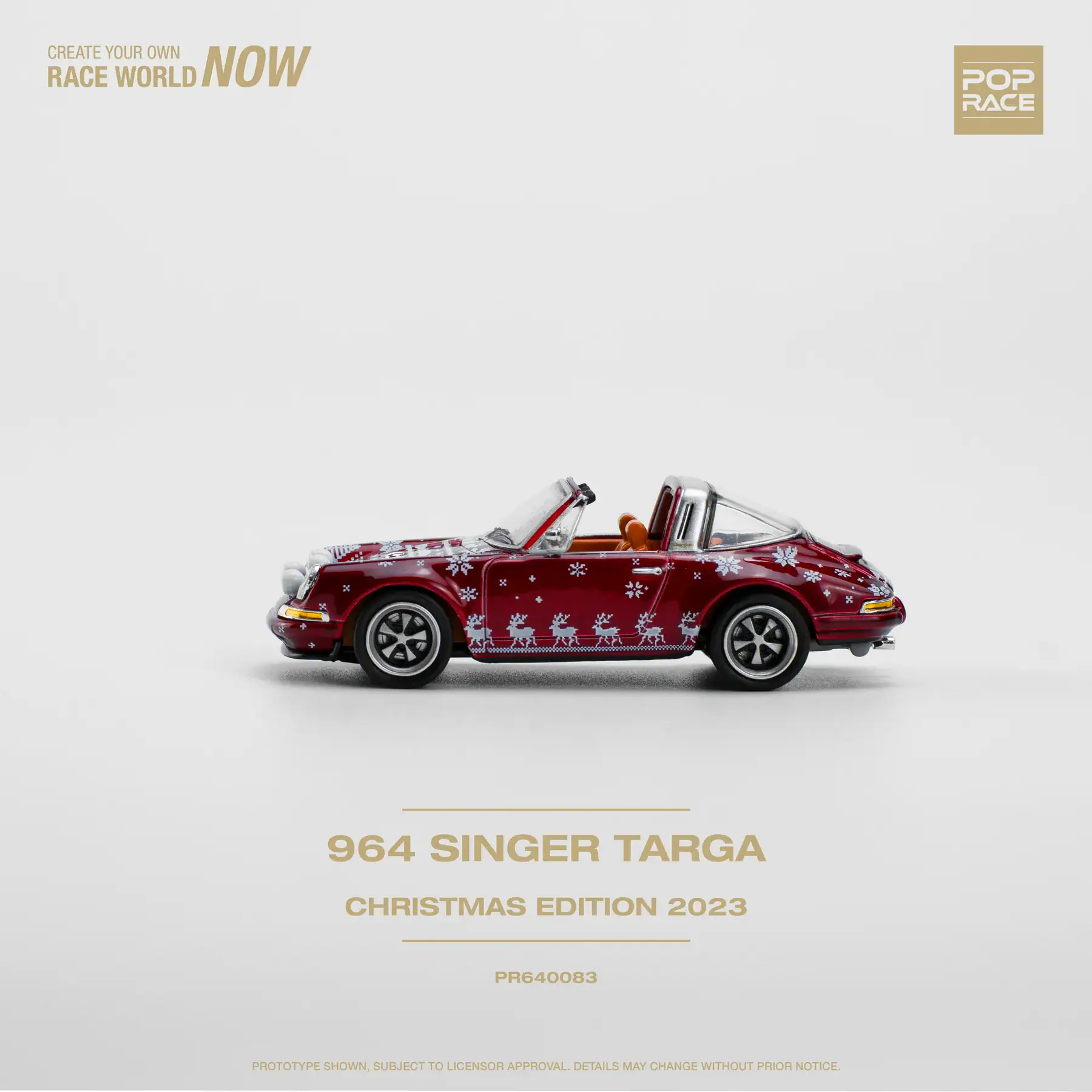 1:64 Porsche Singer Targa Christmas 2023 - obrazek 7