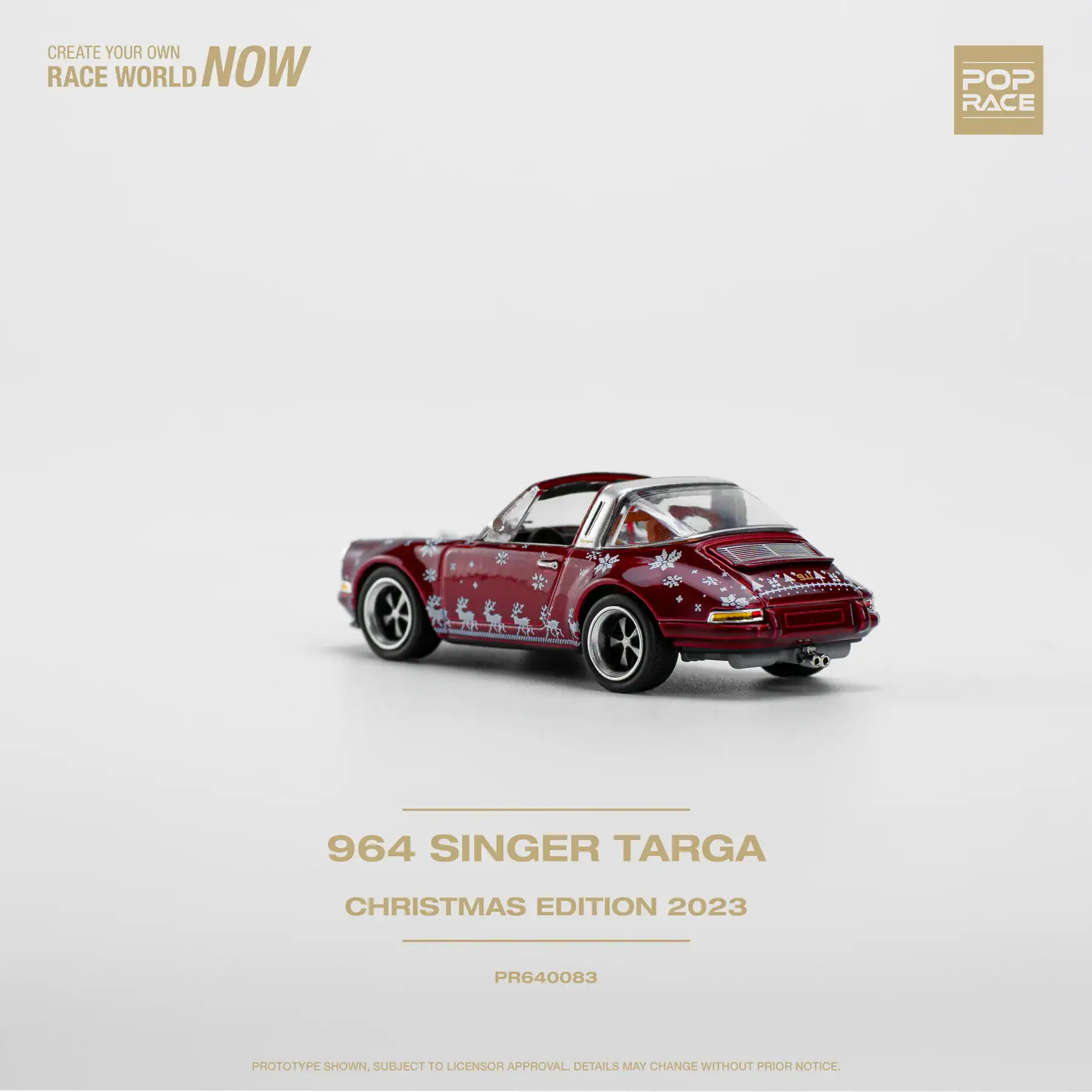 1:64 Porsche Singer Targa Christmas 2023 - obrazek 6