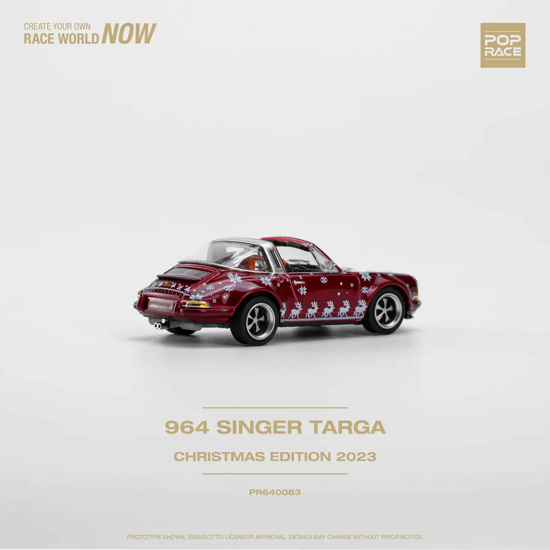 1:64 Porsche Singer Targa Christmas 2023 - obrazek 5