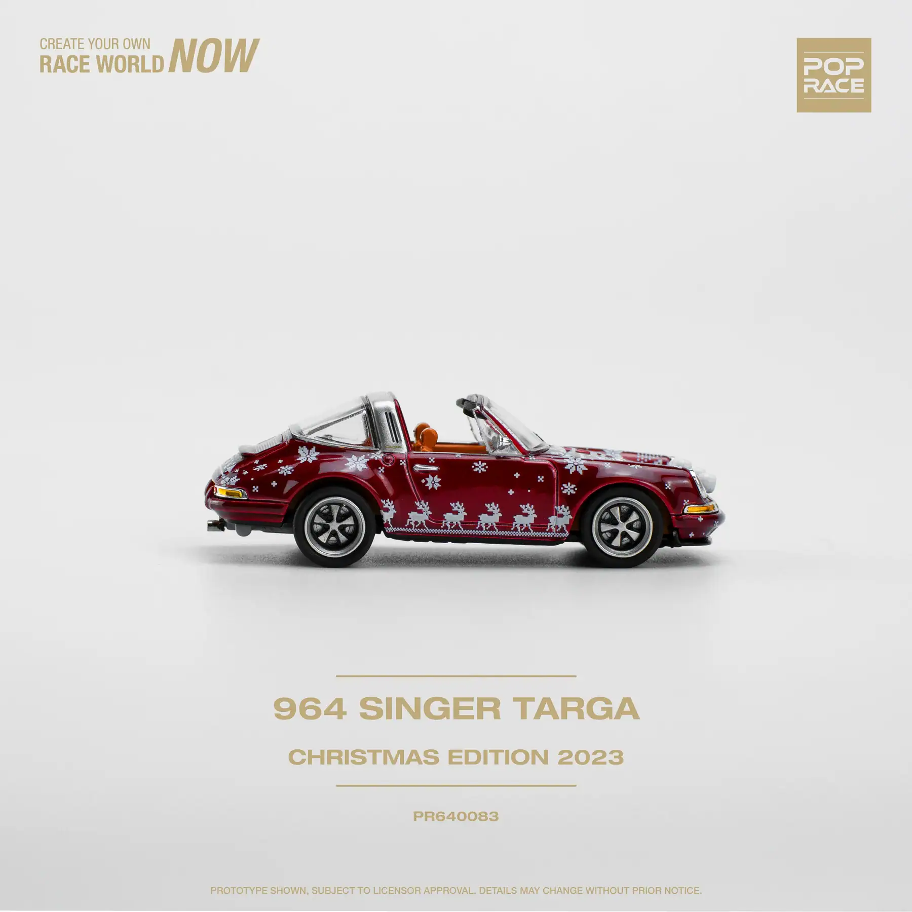 1:64 Porsche Singer Targa Christmas 2023 - obrazek 4