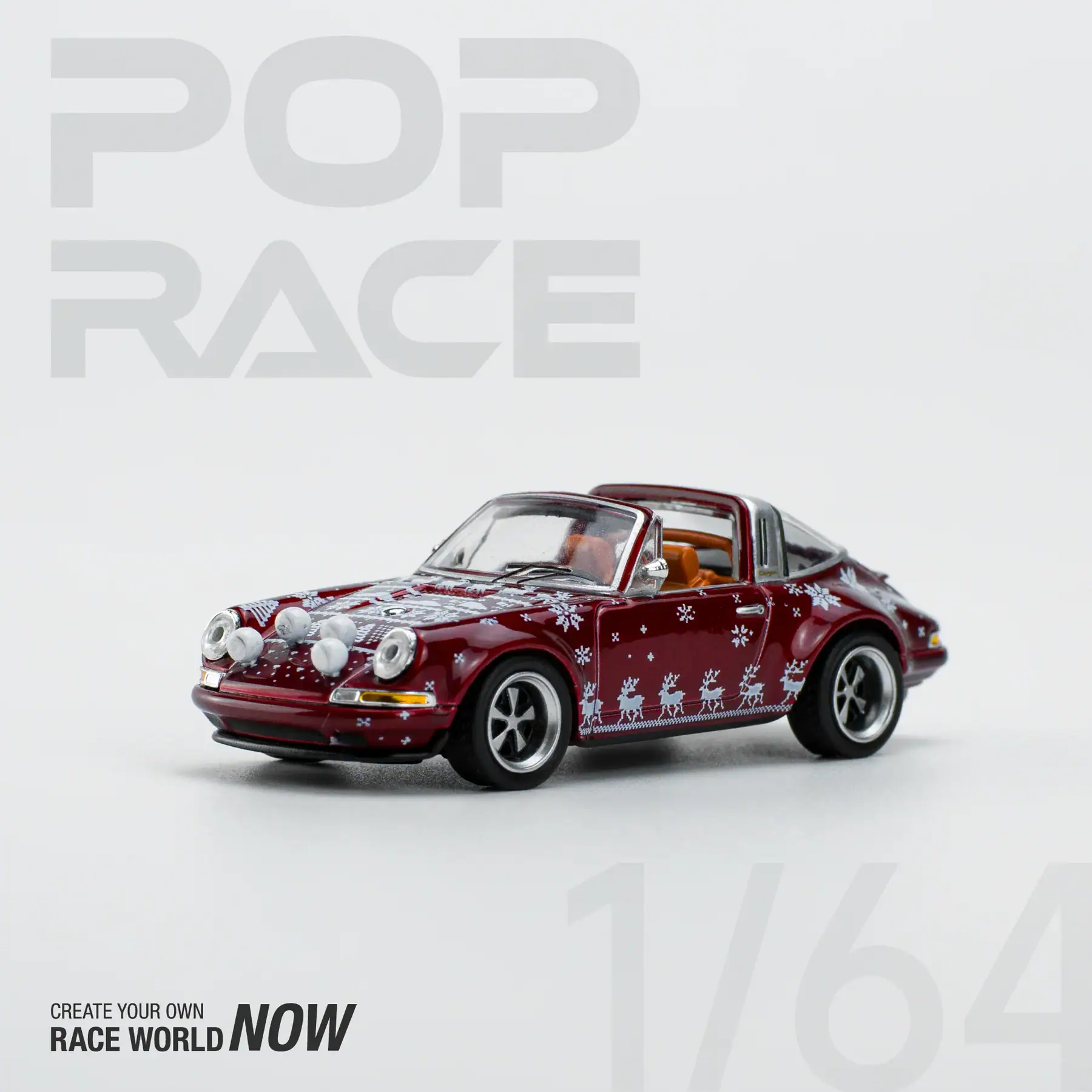 1:64 Porsche Singer Targa Christmas 2023