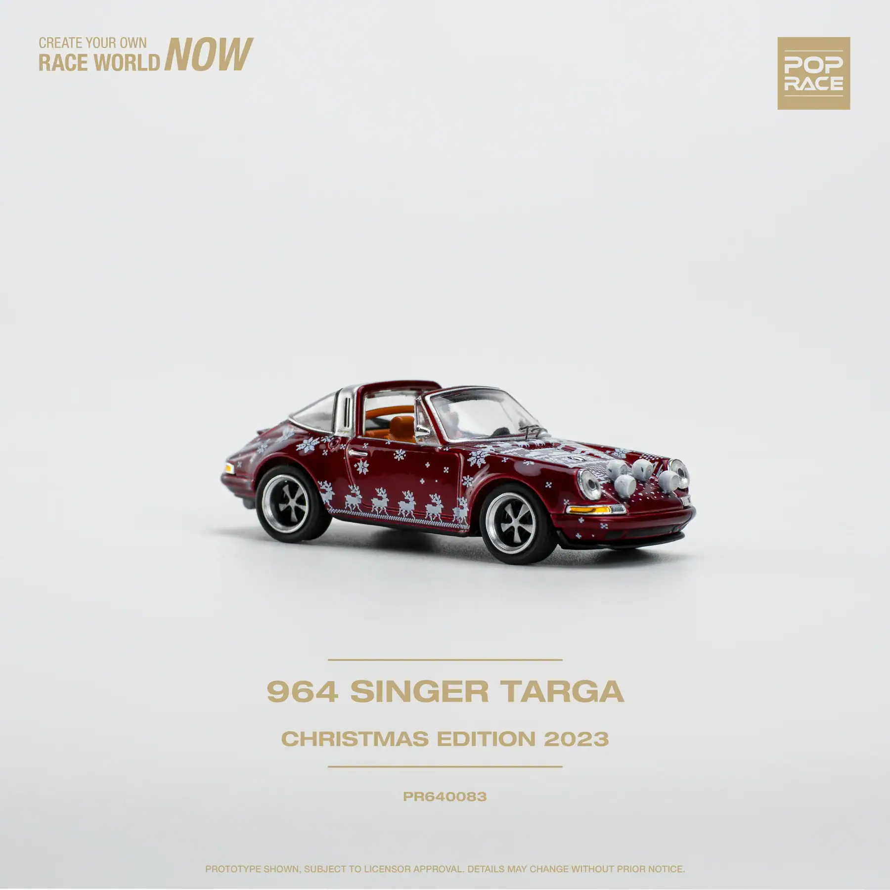 1:64 Porsche Singer Targa Christmas 2023 - obrazek 3