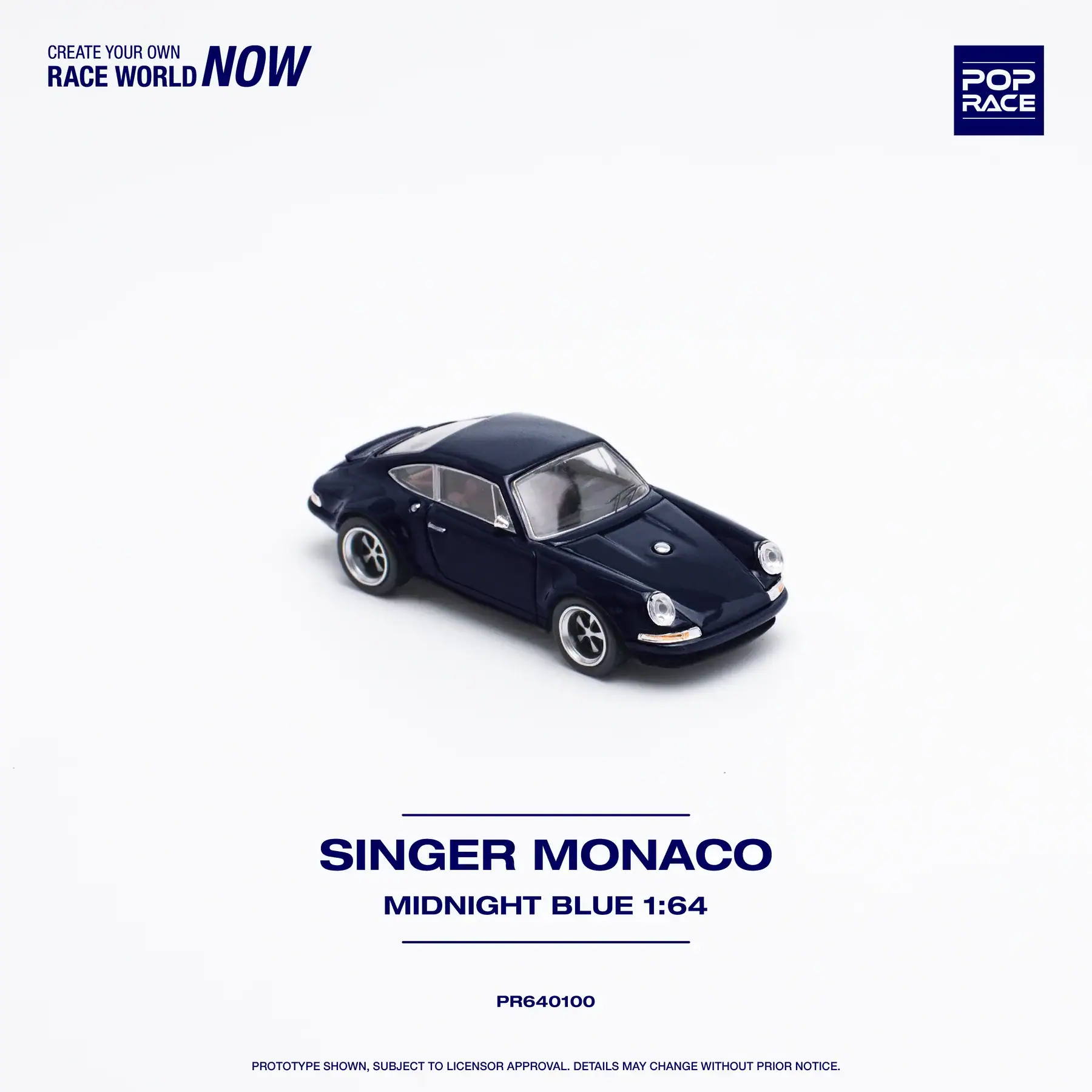 1:64 Porsche Singer Monaco Midnight Blue - obrazek 2