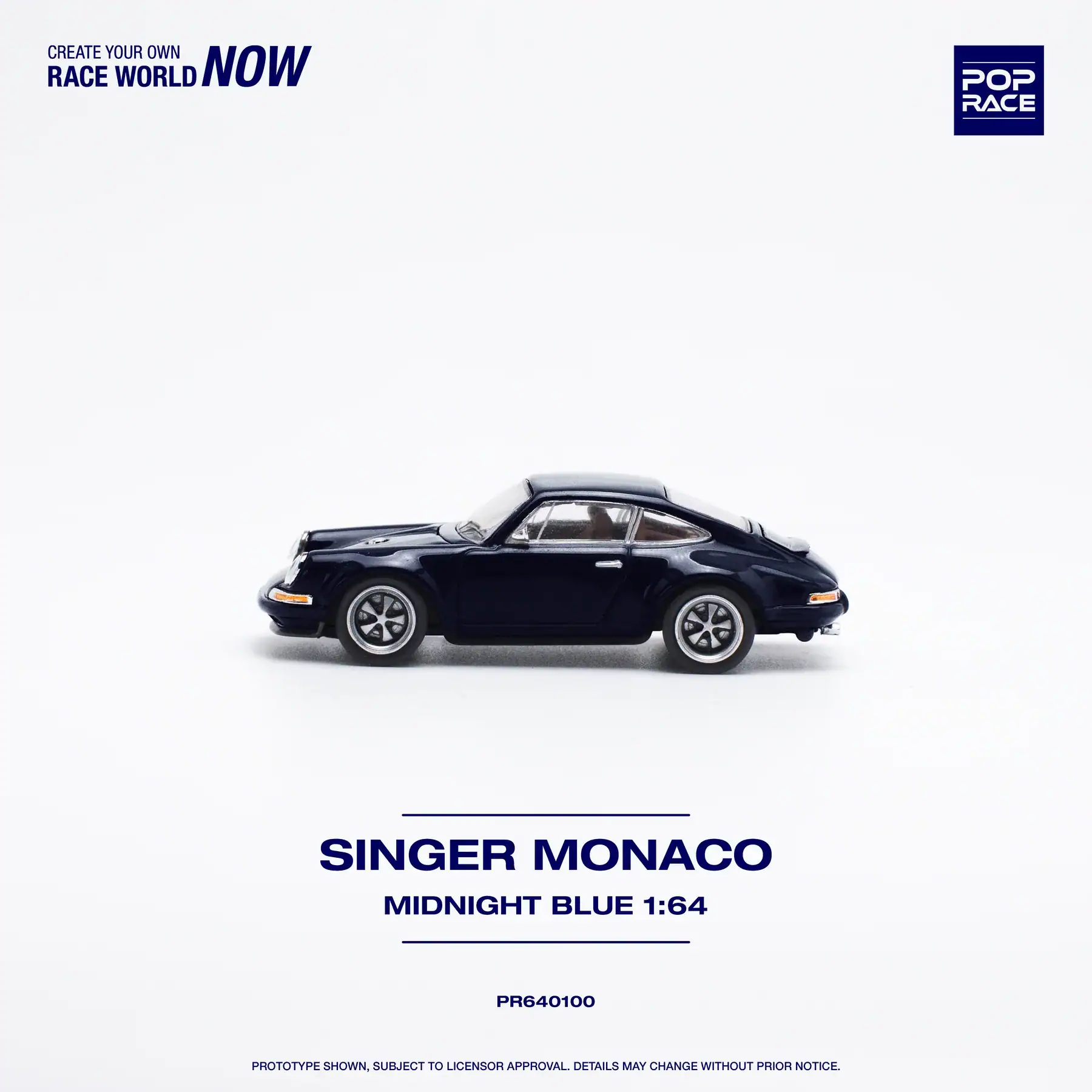 1:64 Porsche Singer Monaco Midnight Blue - obrazek 6