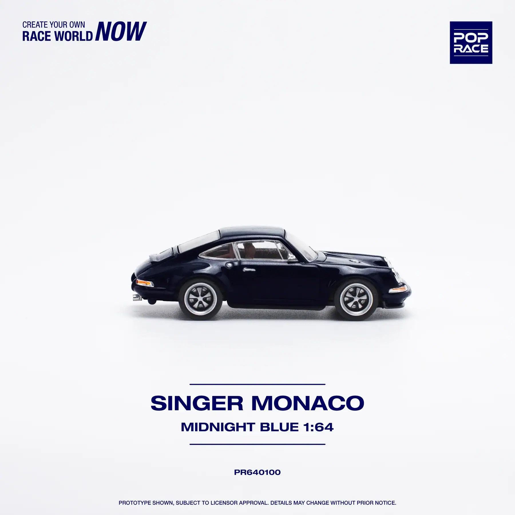 1:64 Porsche Singer Monaco Midnight Blue - obrazek 4
