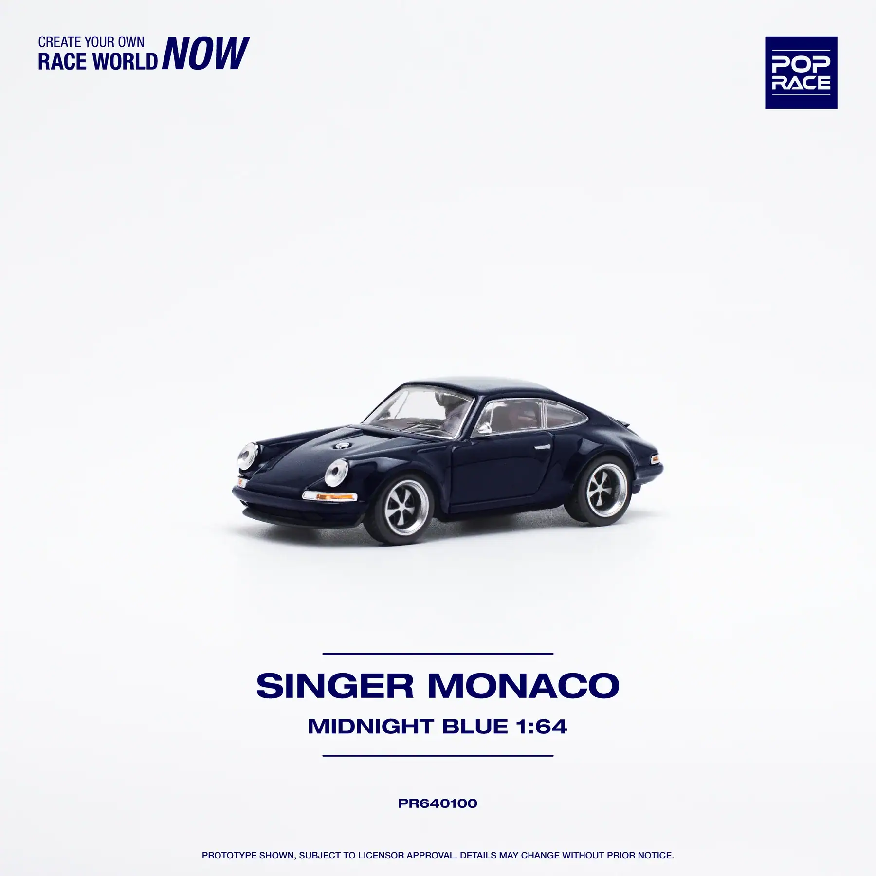 1:64 Porsche Singer Monaco Midnight Blue - obrazek 7