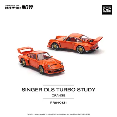 1:64 Porsche Singer DLS Turbo Study Orange