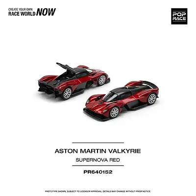 1:64 Aston Martin Valkyrie Supernova Red