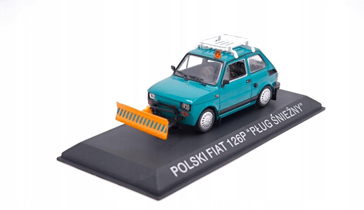 1:43 Polski Fiat 126P "Pług Śnieżny"