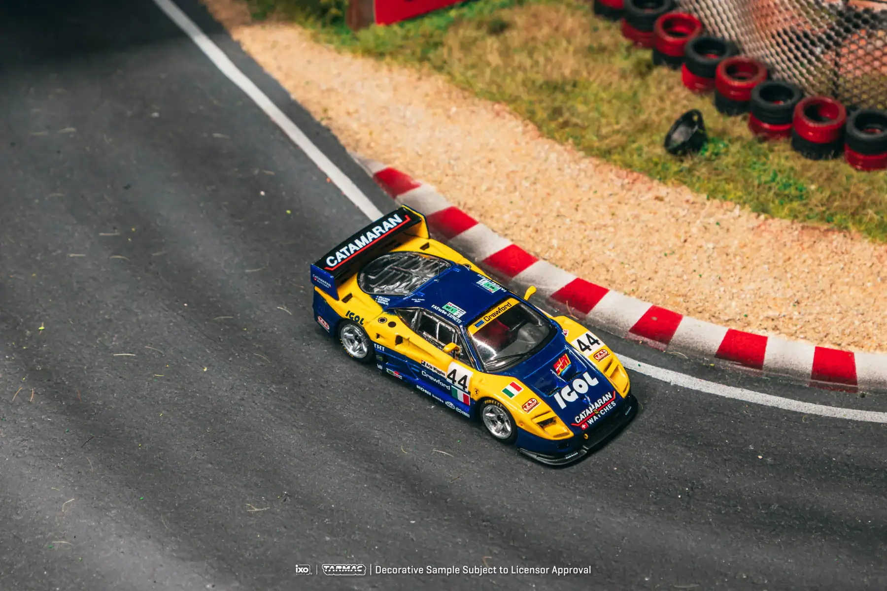 1:64 Ferrari F40 GTE 24h of Le Mans 1996 Luciano Della Noce / Anders Olofsson / Carl Rosenblad - obrazek 2