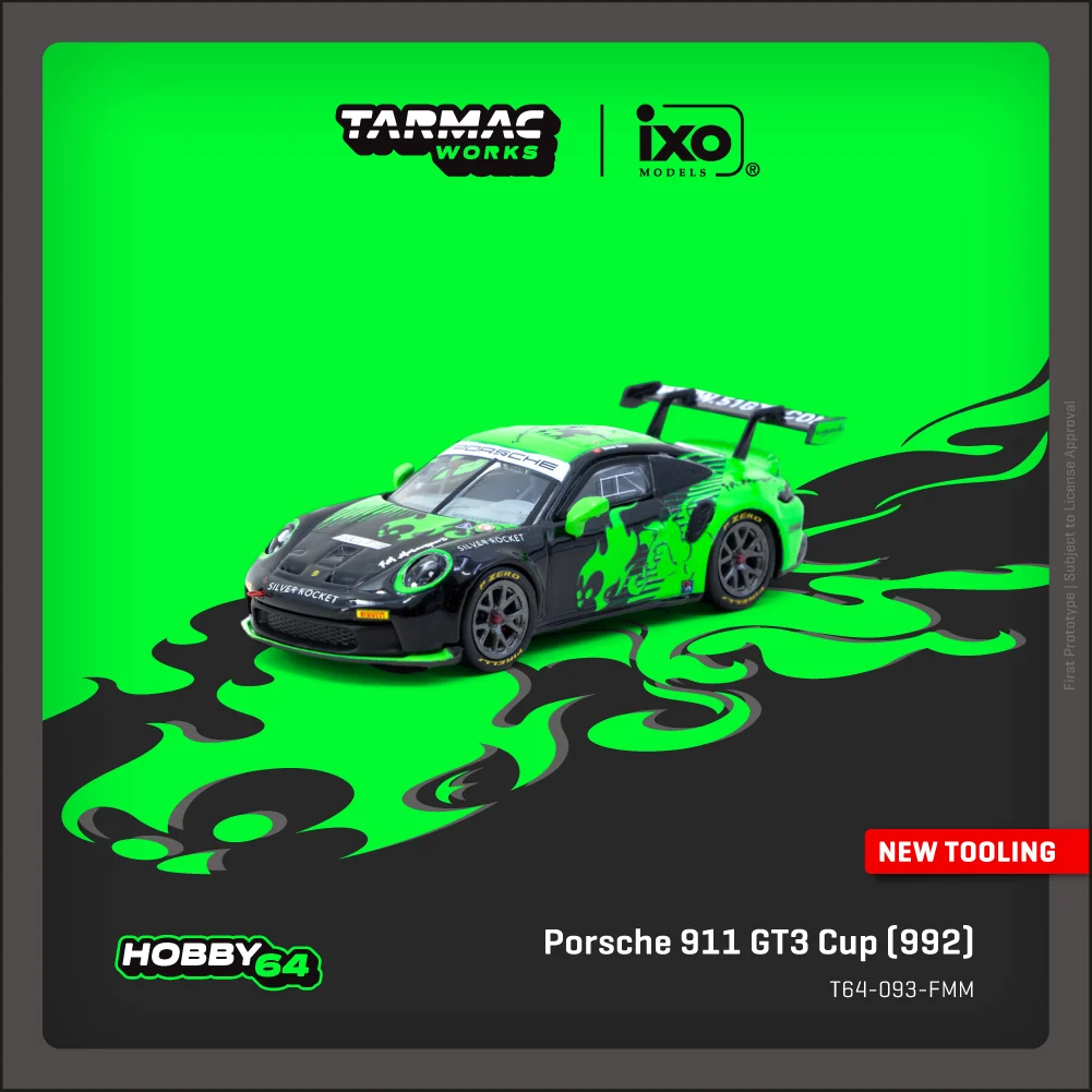 1:64 Porsche 911 Cup (992) Fire Monkey Motorsport