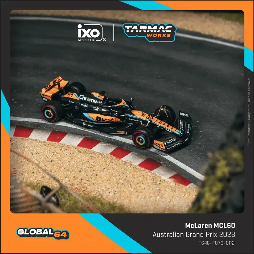 1:64 McLaren MCL60 Australian Grand Prix 2023 Oscar Piastri