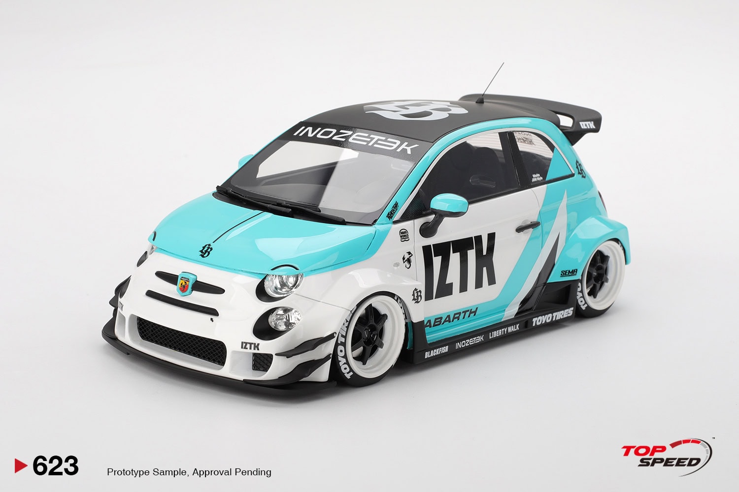 1:18 Abarth 595 LB-WORKS x Abas Works IZTK