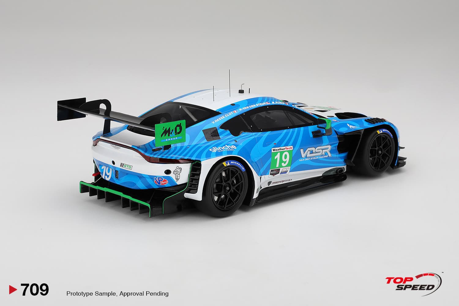 1:18 Aston Martin Vantage GT3 EVO #19 2025 IMSA Daytona 24 Hrs van der Steur Racing - obrazek 2