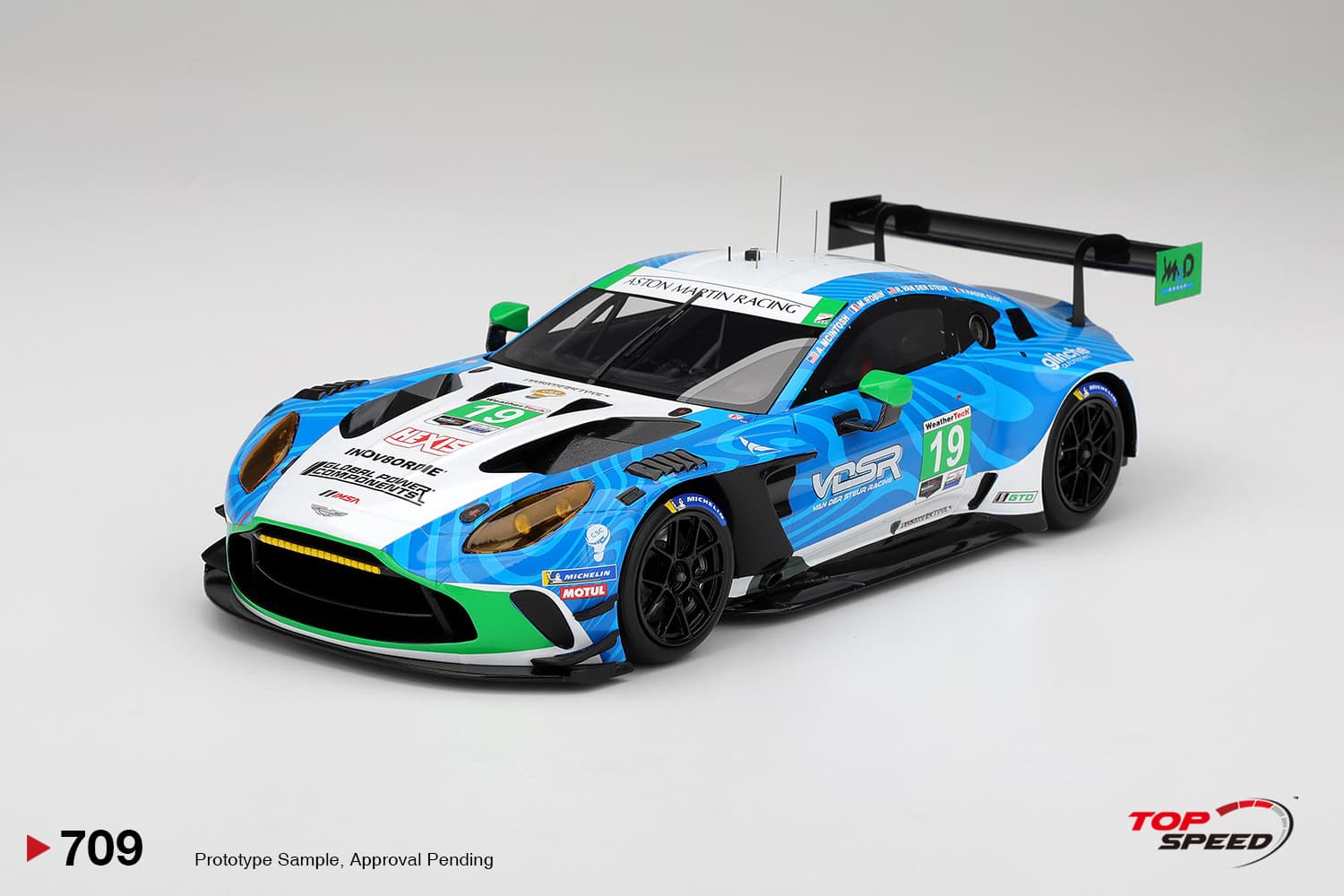 1:18 Aston Martin Vantage GT3 EVO #19 2025 IMSA Daytona 24 Hrs van der Steur Racing