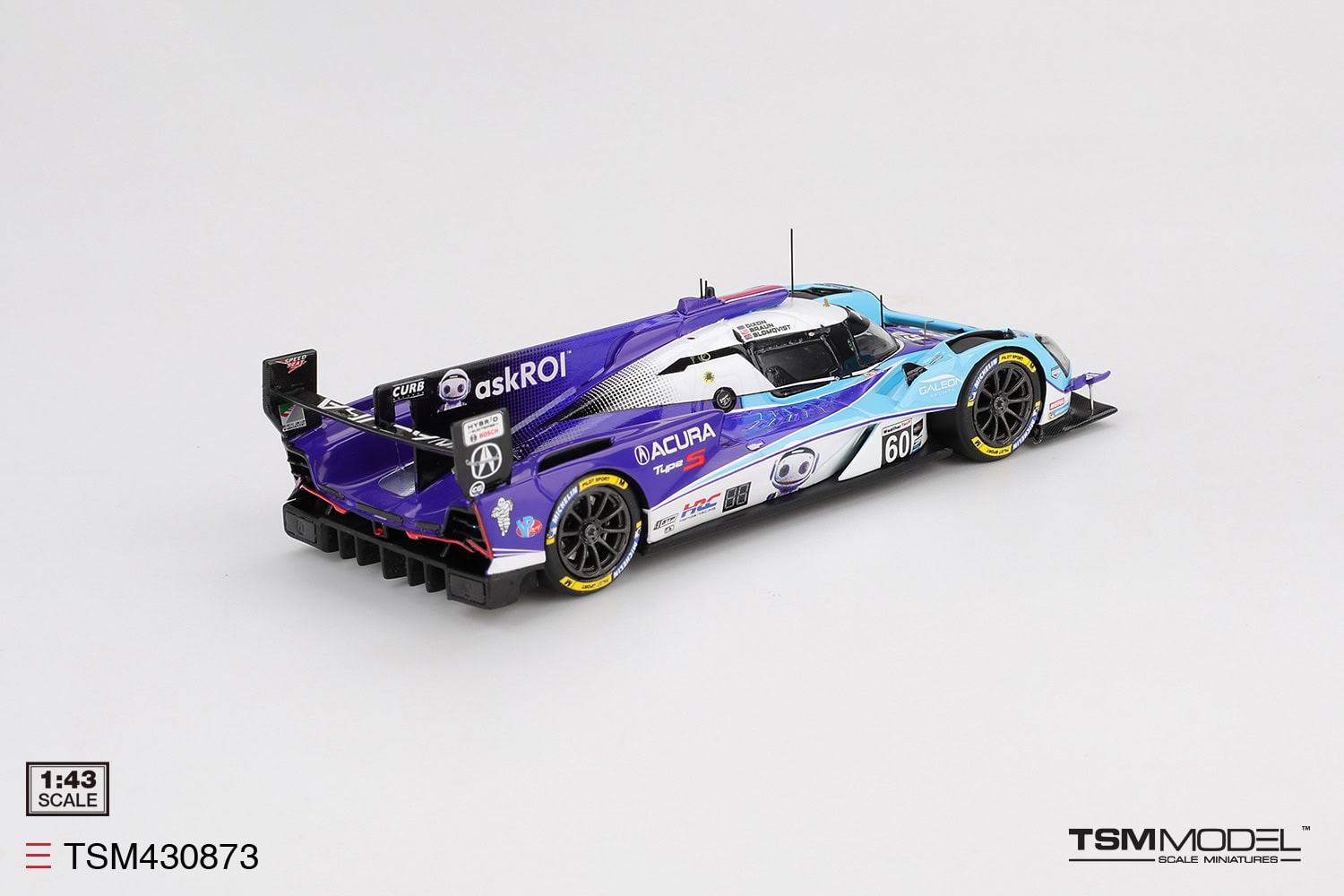 1:43 Acura ARX-06 #60 2025 IMSA Sebring 12 Hrs Meyer Shank Racing - obrazek 3