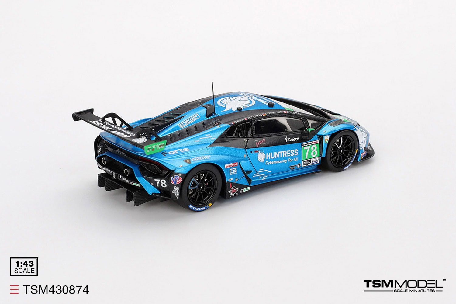 1:43 Lamborghini Huracan GT3 EVO2 #78 2025 IMSA Daytona 24 Hrs Forte Racing - obrazek 3