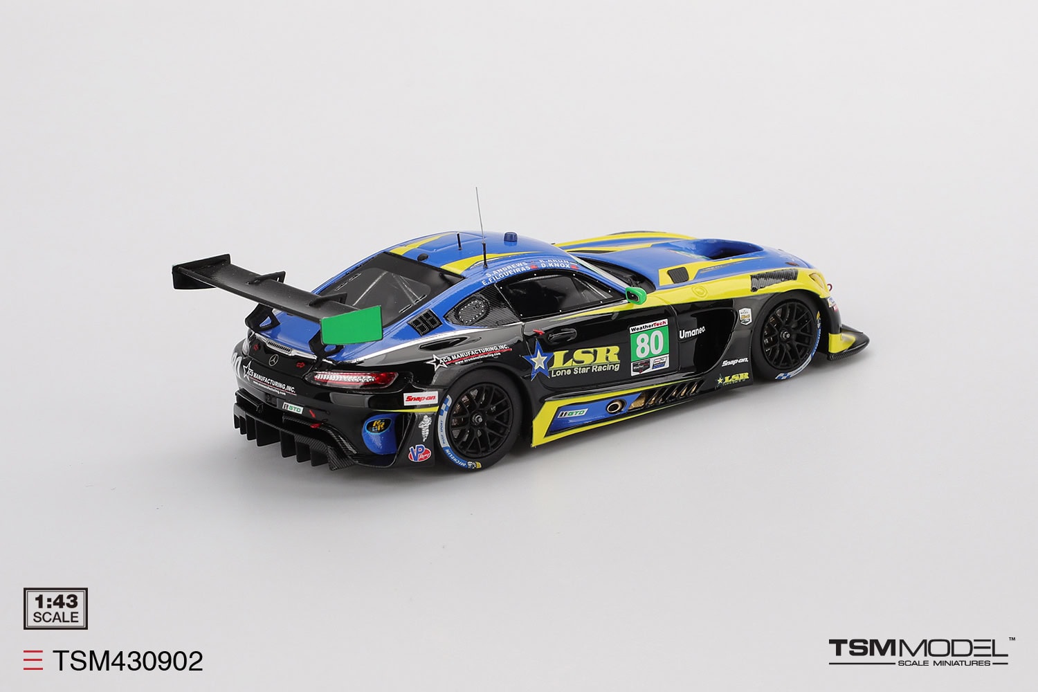 1:43 Mercedes-AMG GT3 #80 2025 IMSA Daytona 24 Hrs Lone Star Racing - obrazek 4
