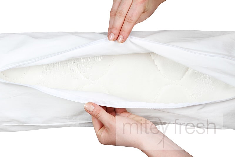 AllerProtect mattress protector fitted over mattress