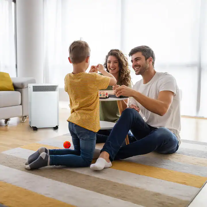 Air purifier for indoor air quality and allergen control– ideal for asthma, respiratory and chemical sensitivity, renovation and quality indoor air