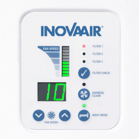 Air purifier for indoor air quality and allergen control– ideal for asthma, respiratory and chemical sensitivity, renovation and quality indoor air