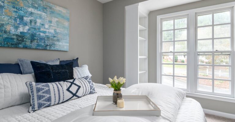 Clean bedroom environment supporting dust mite and allergen control for healthier sleep