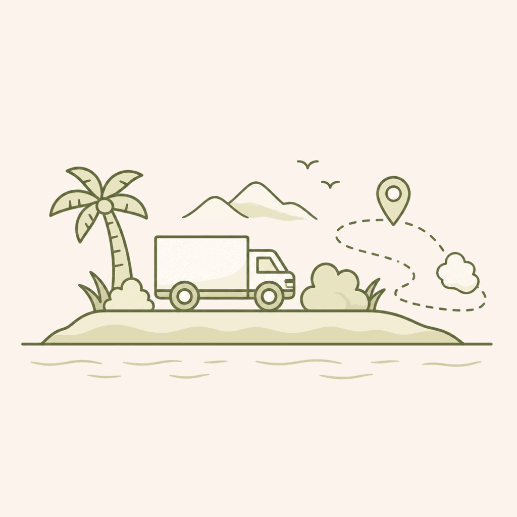 Remote and specialised freight delivery areas.