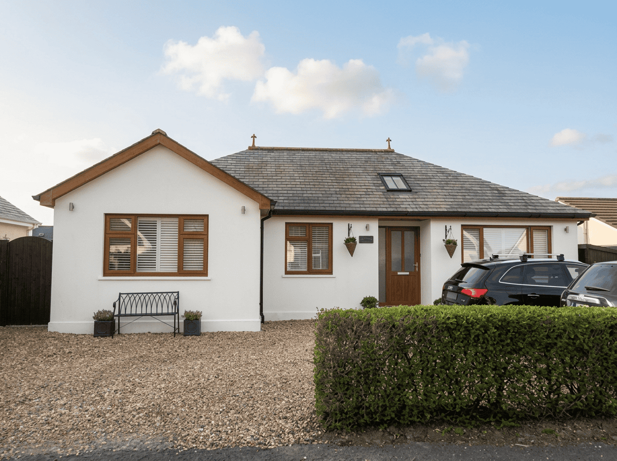 Detached house with loft and parking space in a residential area.