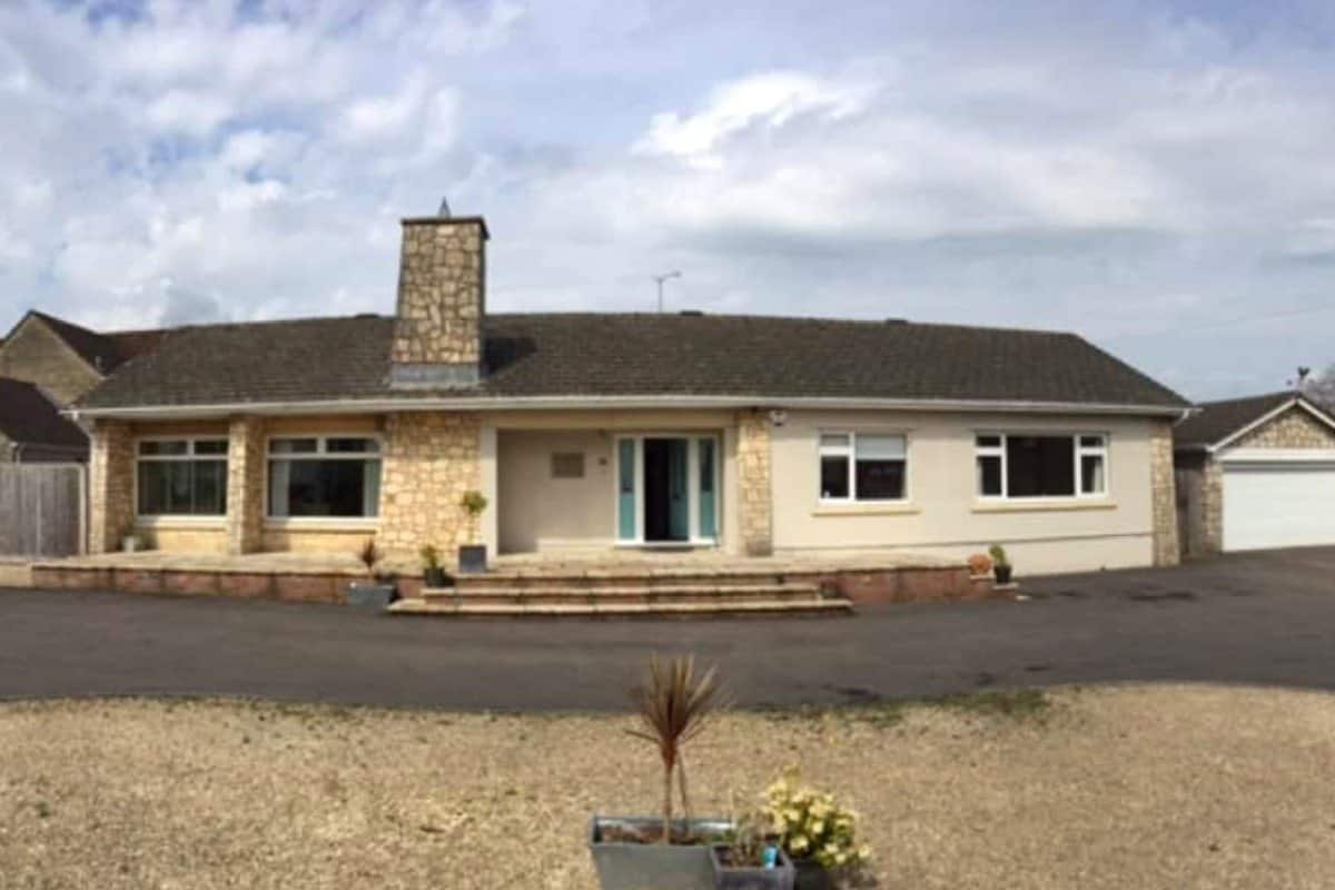 Chippenham (SN): a detached bungalow raised, before