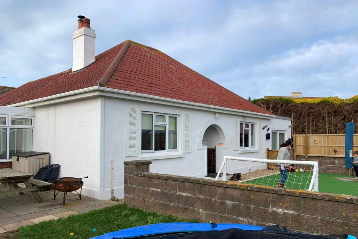 St Brelade, Jersey (JE3): two bedrooms and a home office, before
