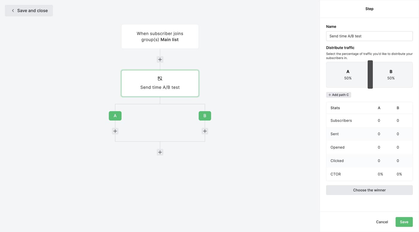 A/B test automation