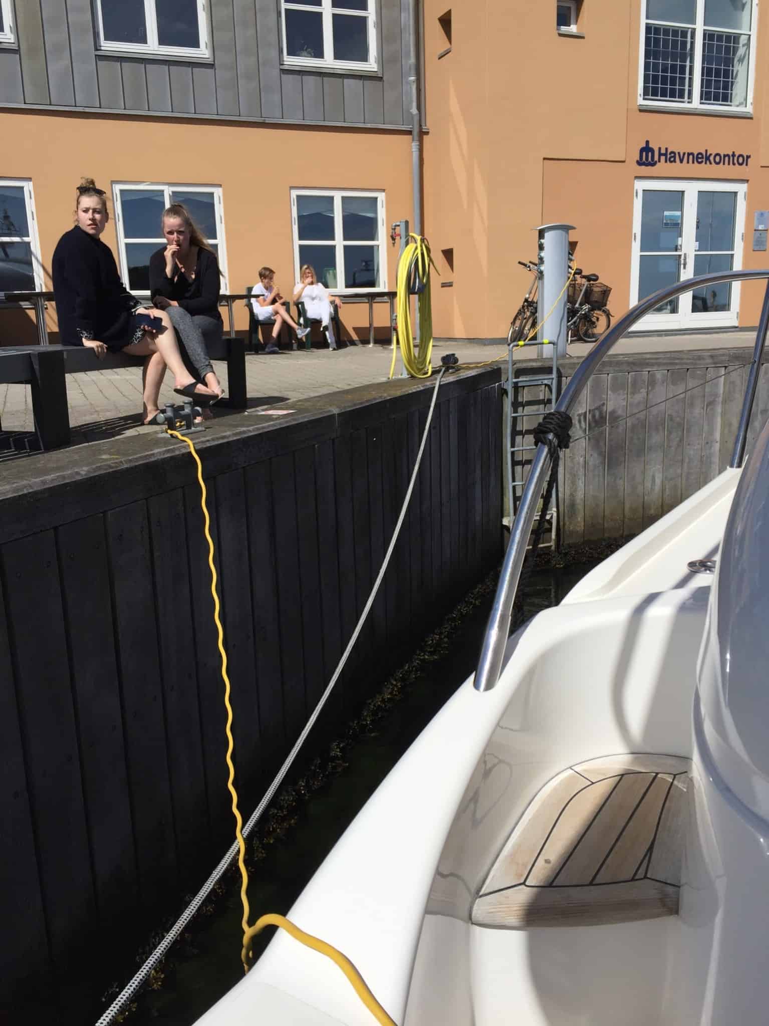 Turen gik til Marselisborg Lystbådehavn og den gik godt...
