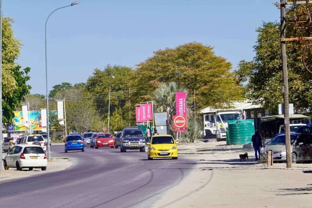 trafik i Botswana