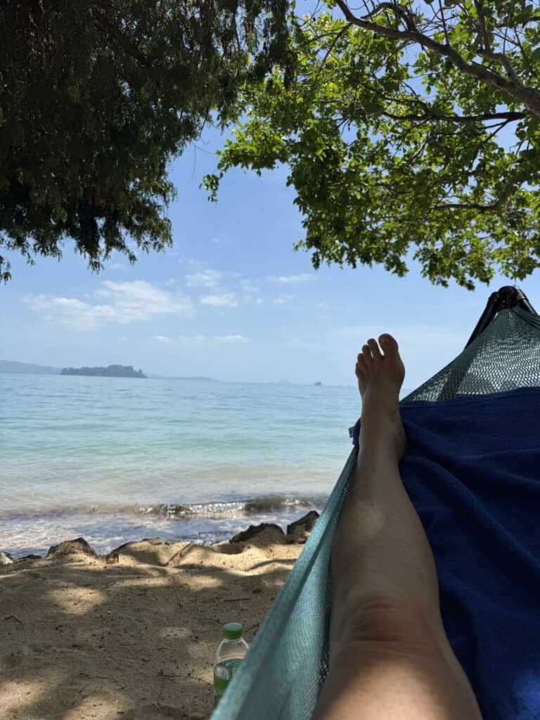 koh yao noi afslapning i hængekøjen