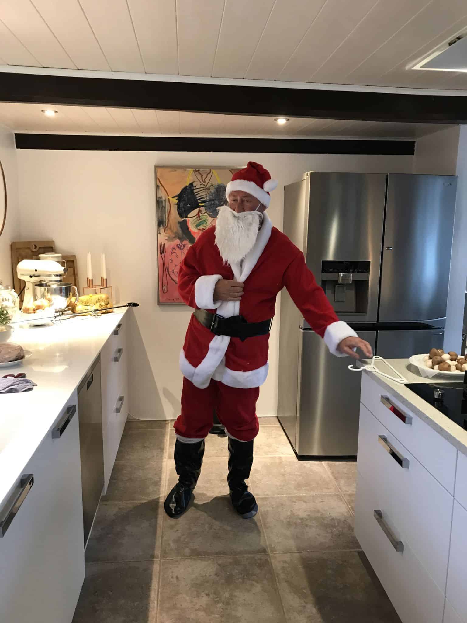 Vores jul var helt fantastisk - julemanden overnattede hos os!