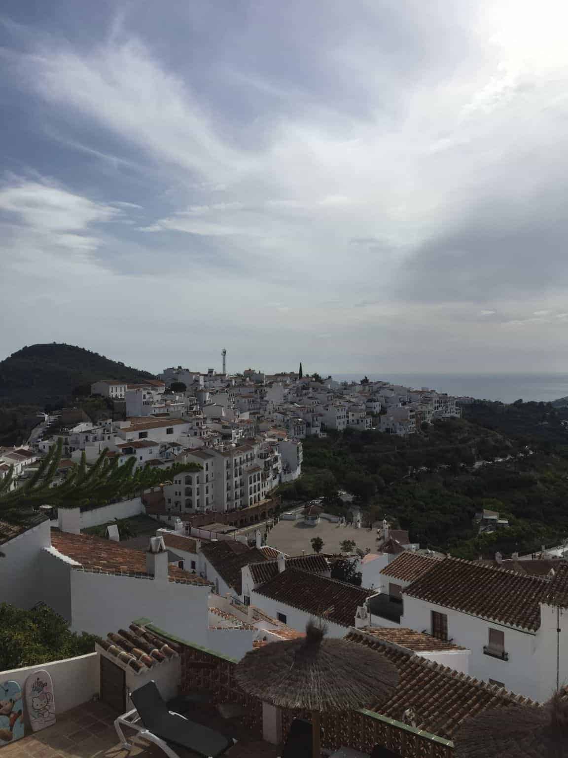Sidste frokost med vennerne - i Frigiliana