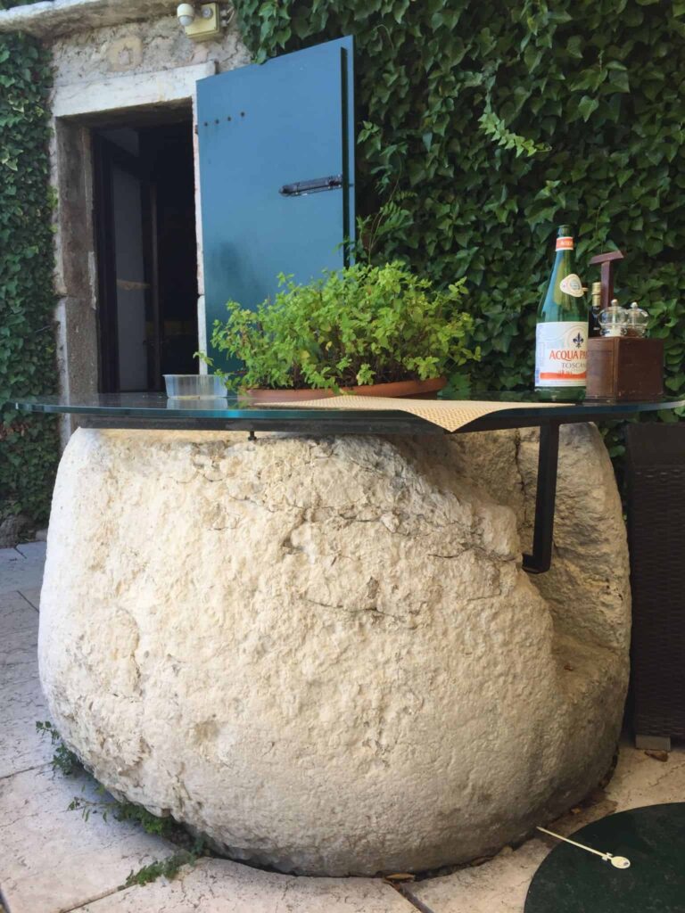 Frokost i Punta di San Vigilio - cool oplevelse