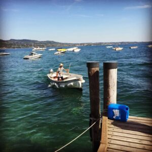 Frokost i Punta di San Vigilio - cool oplevelse