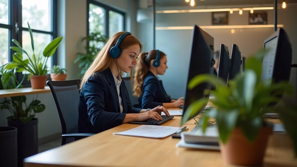 Inter & Co stock analysis: inter & Co customer-support office in Belo Horizonte, Brazil, anonymous staff in plain uniforms at…