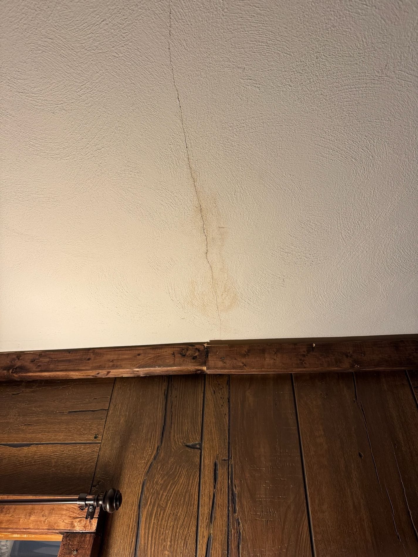 Water stains on ceilings