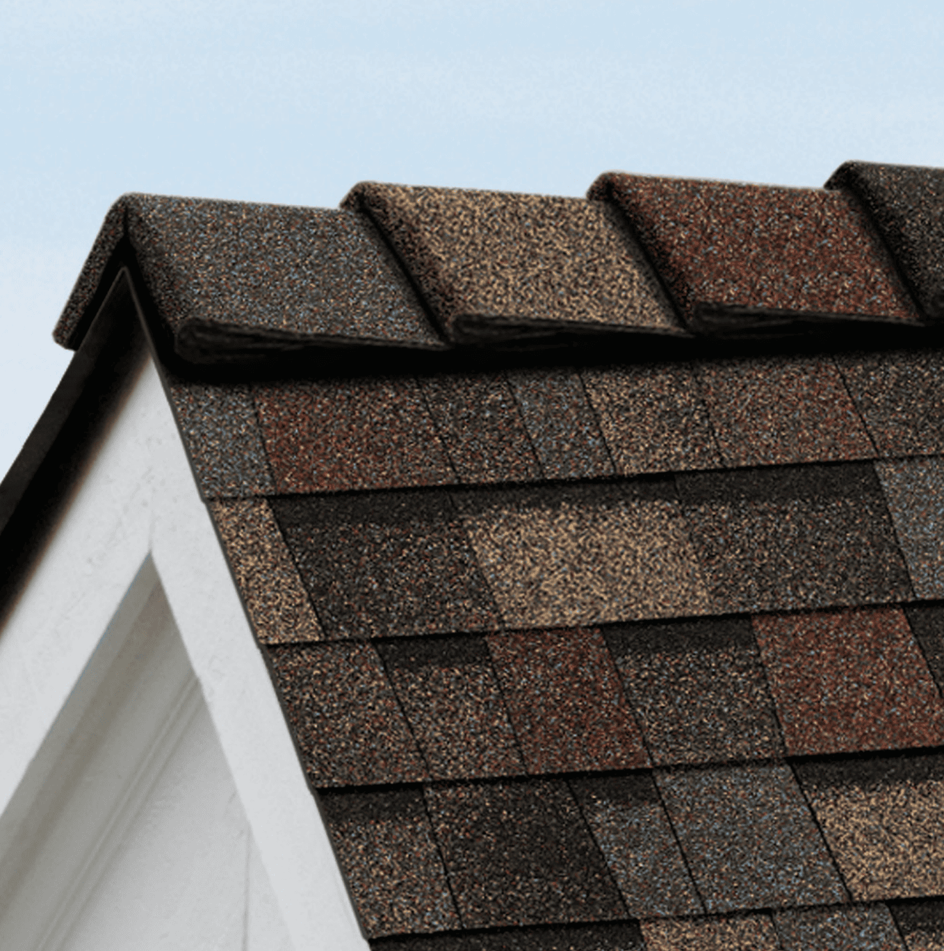 High-profile ridge cap