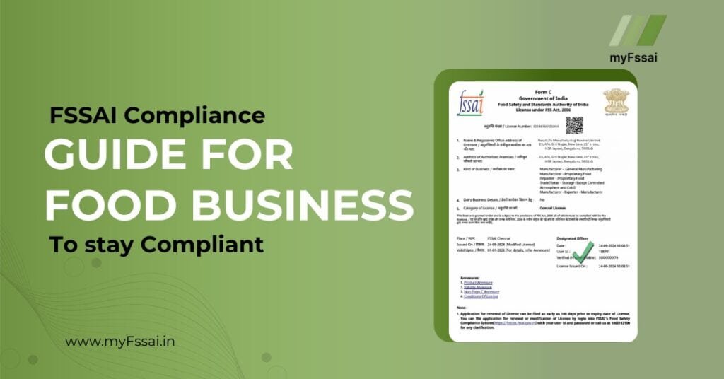 FSSAI compliance for food manufacturers 2025