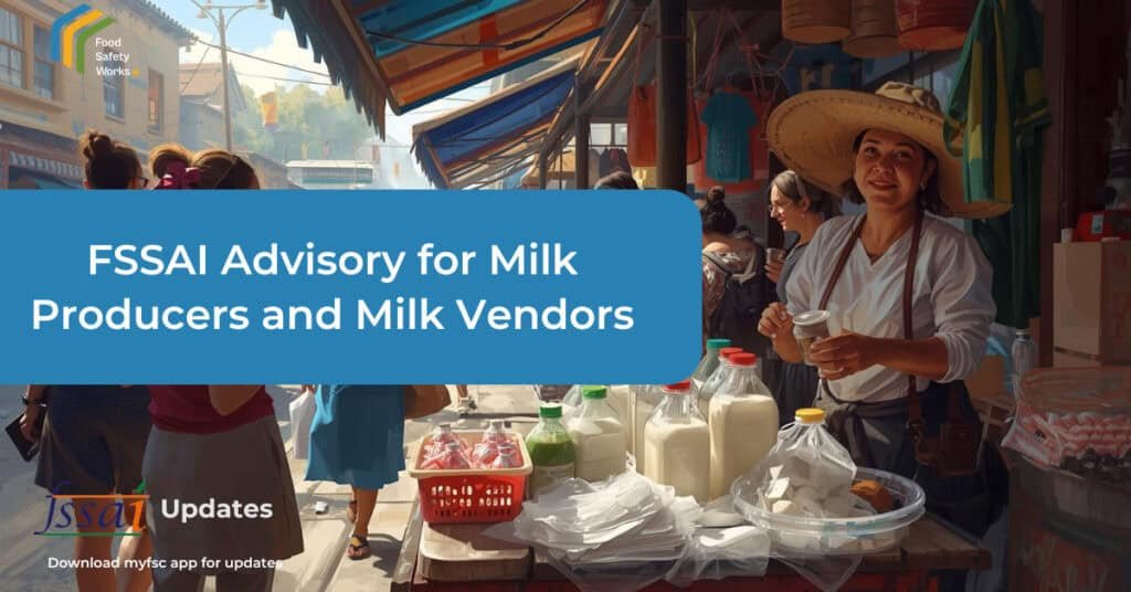 FSSAI advisory milk producers milk vendors